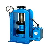 Compression testing machine hand operated